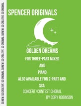 Golden Dreams Three-Part Mixed choral sheet music cover